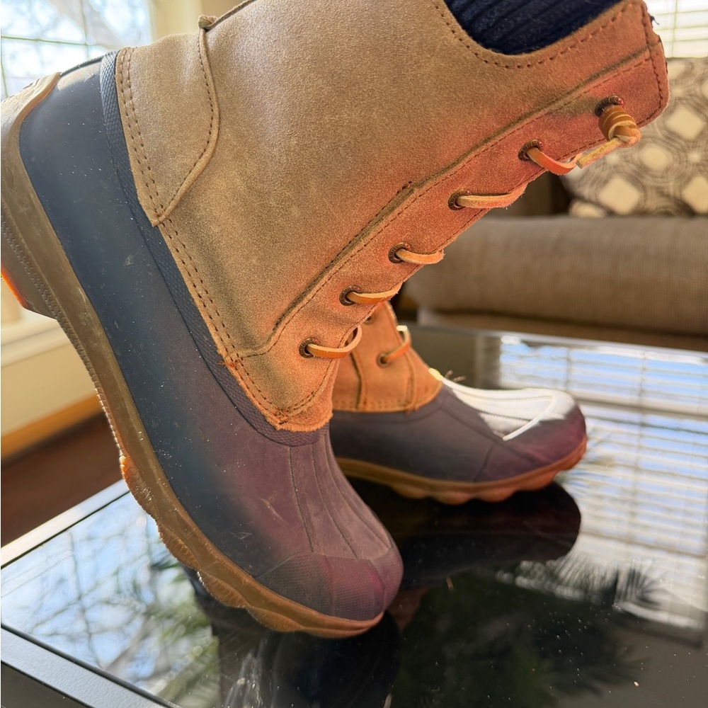 Sperry Navy and White Footwear